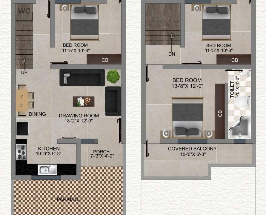 3bhk house for sale in mathura greens kutch bhuj plan